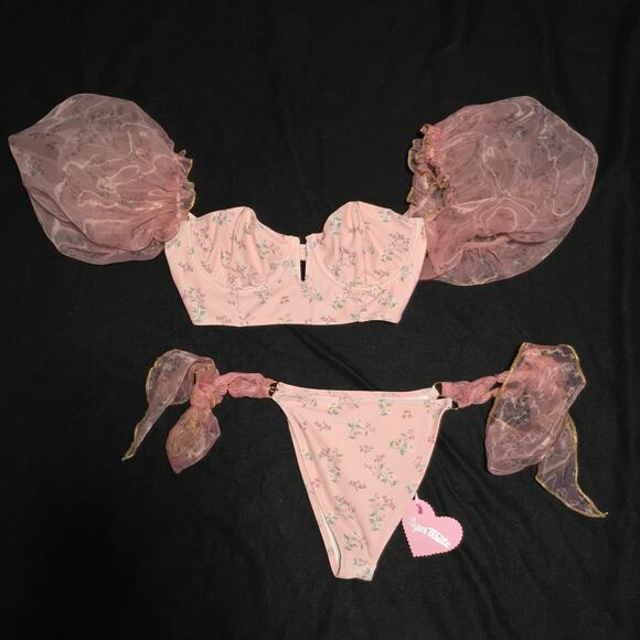 Sugar Thrillz Royal Gardens Bikini Set - Picture 1 of 2